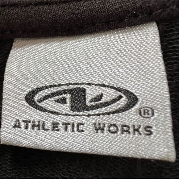 Y2K Athletic Works Aviator Varsity Track Black Stripe Jacket Size L - Picture 8 of 15